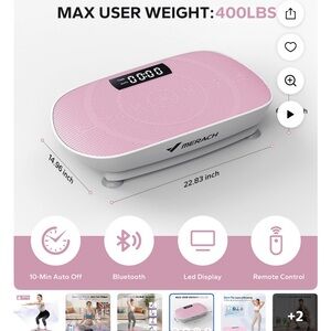 Pink Vibration Plate